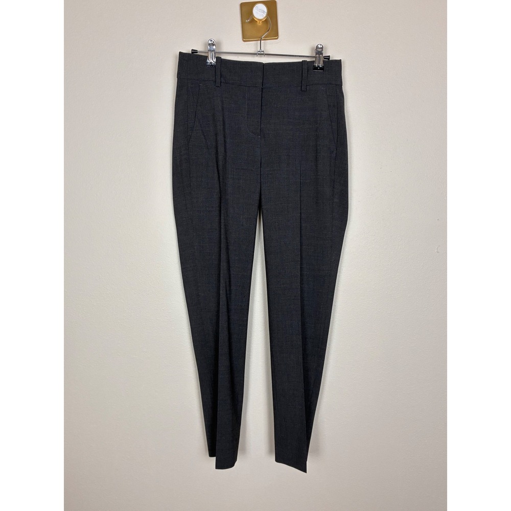 J.Crew Cameron Slim Crop Pant Italian Stretch Wool Charcoal Grey J5386 Womens 00